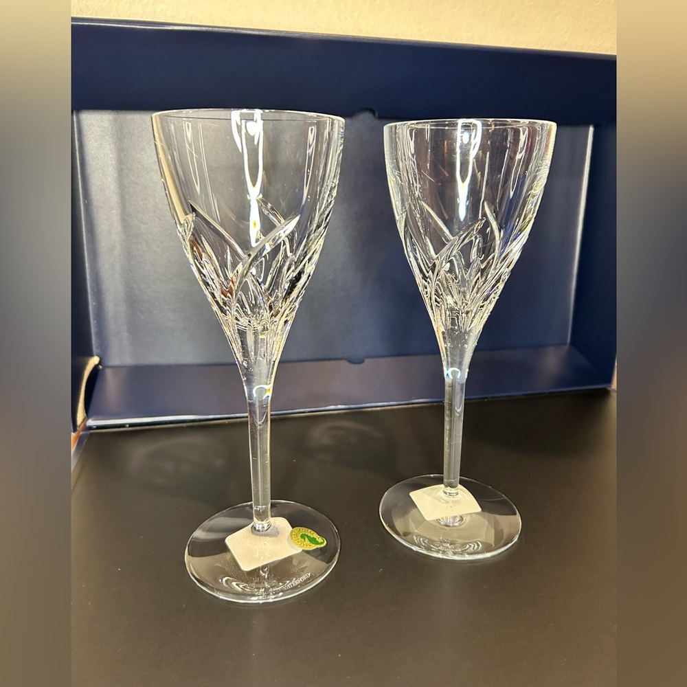 Waterford Merrill Crystal Goblet. 
 Wine Glass Set
